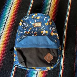 Vans Blue and Black Disney Backpack